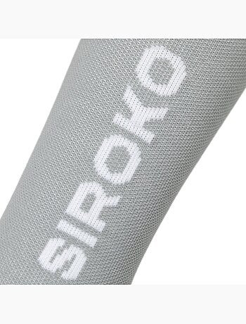 Calze invernali da ciclismo a mezza gamba uomo e donna s3 gray