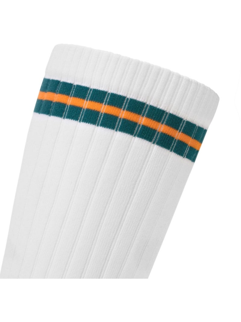 Calze lunghe da tennis tennis uomo e donna tripoints heritage Bianco - Kiabi