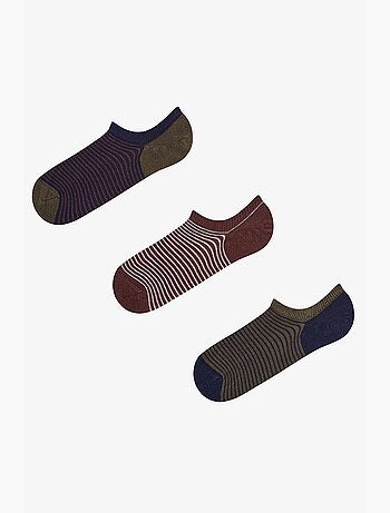 Calze sneaker da uomo a righe below surface, paio penti