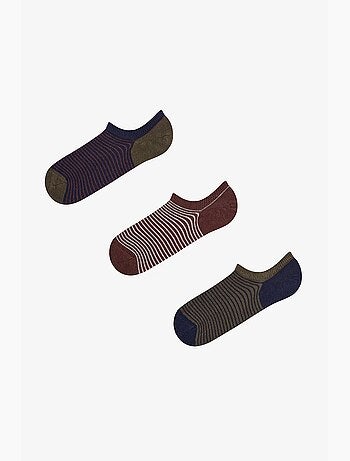 Calze sneaker da uomo a righe below surface, paio penti
