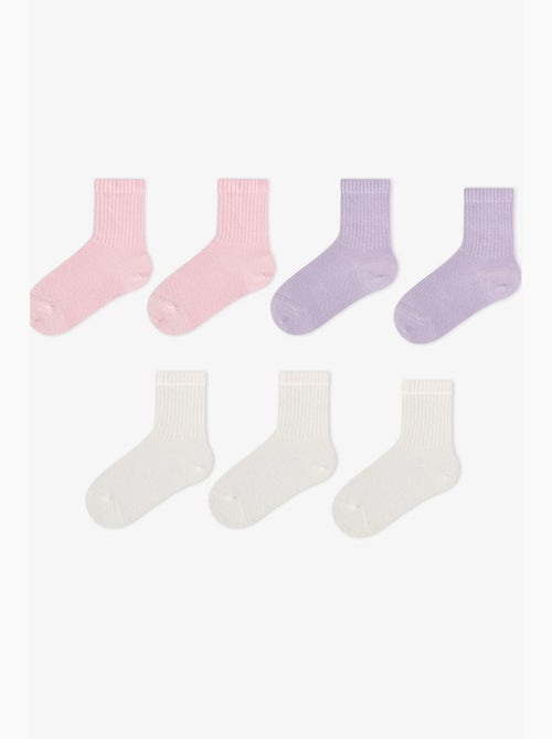 Calze softies bambina, 2 paia penti - Kiabi