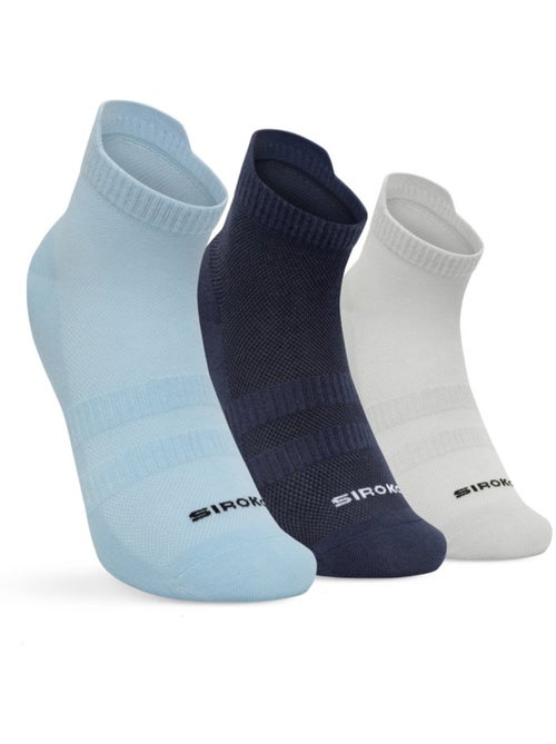 Calze sportive corte in cotone biologico in confezione da 3 paia golf uomo e don - Kiabi