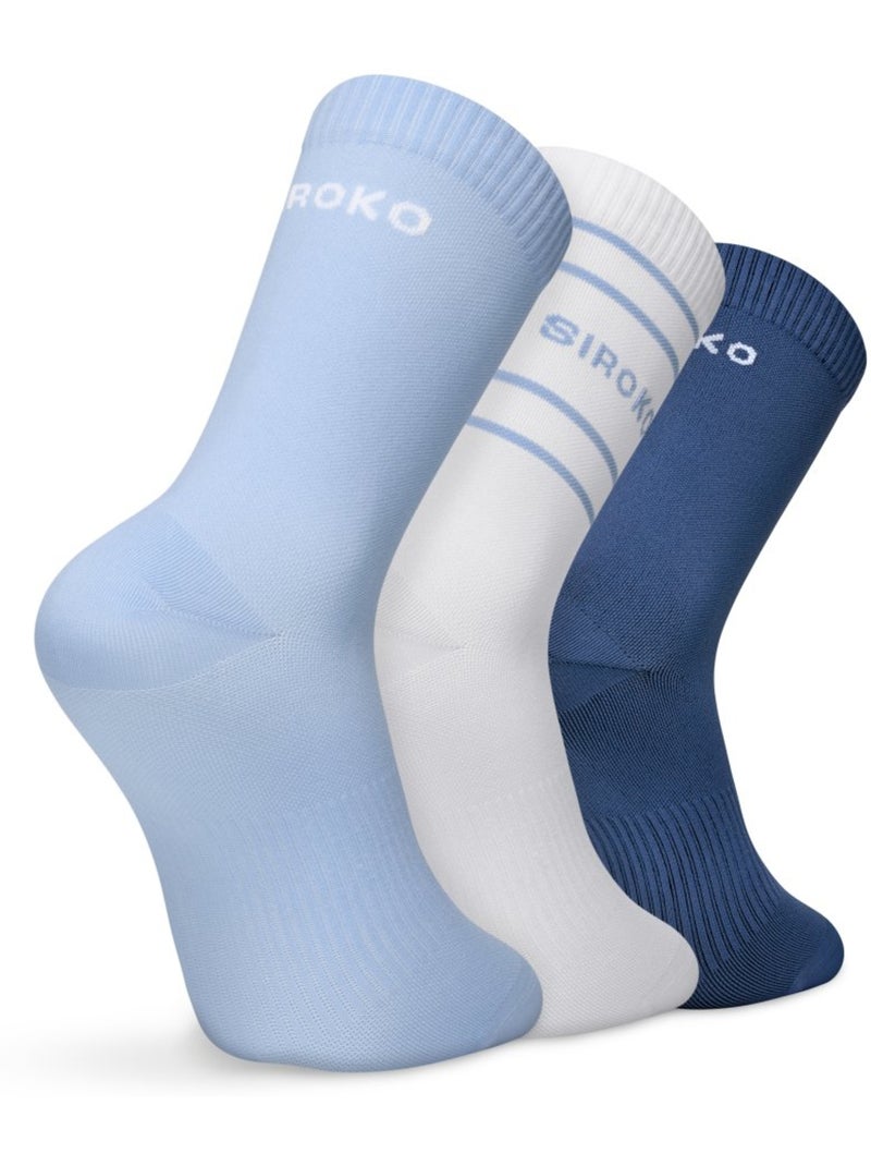 Calze sportive da tennis - confezione da 3 paia tennis uomo e donna 3motion Blu - Kiabi