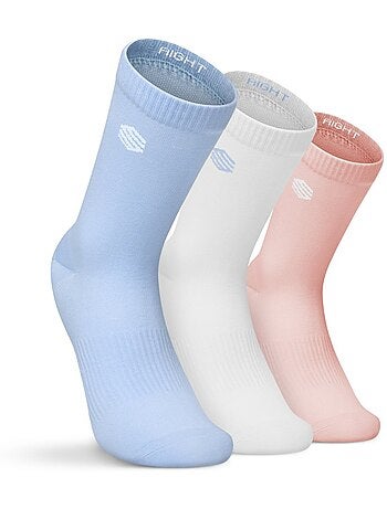 Calze sportive da tennis - confezione da 3 paia tennis uomo e donna 3motion mix