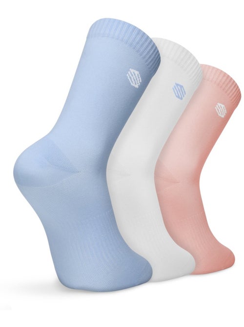Calze sportive da tennis - confezione da 3 paia tennis uomo e donna 3motion mix - Kiabi