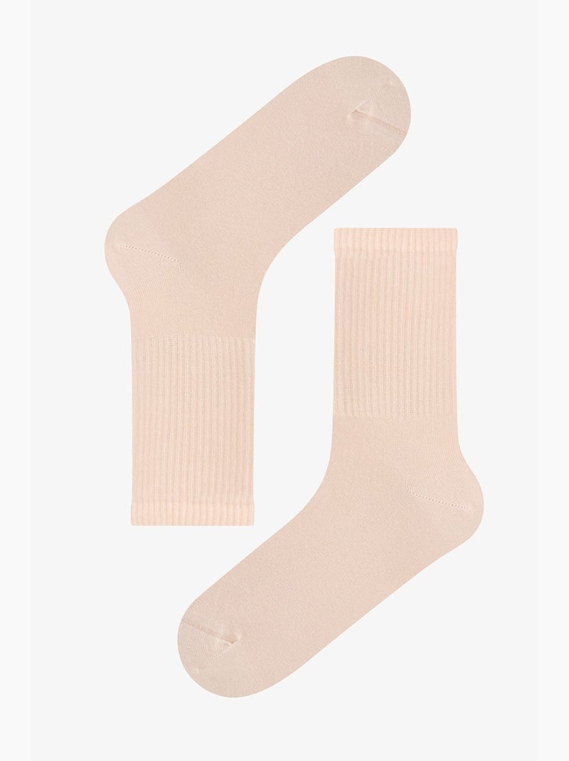 Calze uomo a metà polpaccio con stampa slogan dual shade, 2 paia penti Blu beige - Kiabi