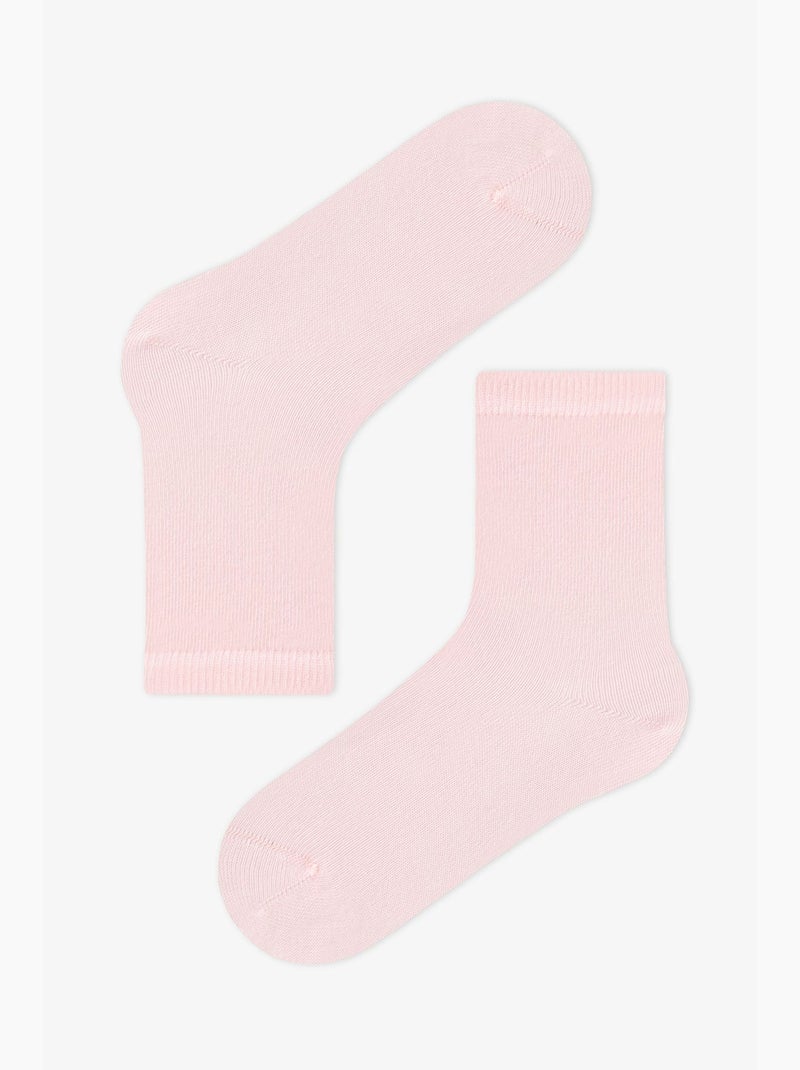 Calzini a girocaviglia a motivo gatto dainty kitty, paio penti Viola/Rosa - Kiabi
