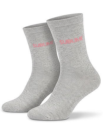 Calzini a Paillettes Donna Messaggio Umoristico