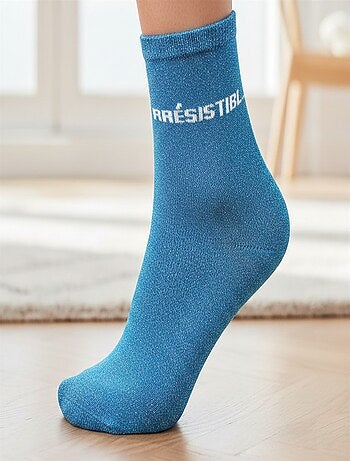 Calzini a Paillettes Donna Messaggio Umoristico