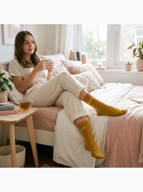 Calzini a Paillettes Donna Messaggio Umoristico - Kiabi