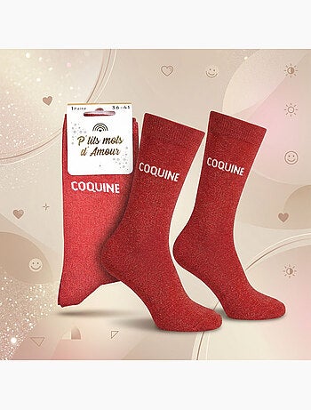 Calzini a Paillettes Donna Messaggio Umoristico