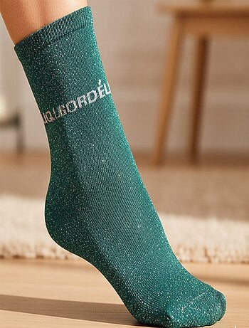 Calzini a Paillettes Donna Messaggio Umoristico