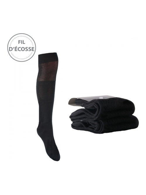 Calzini Alti Uomo Confezione da 2 Fil d'Ecosse - Kiabi