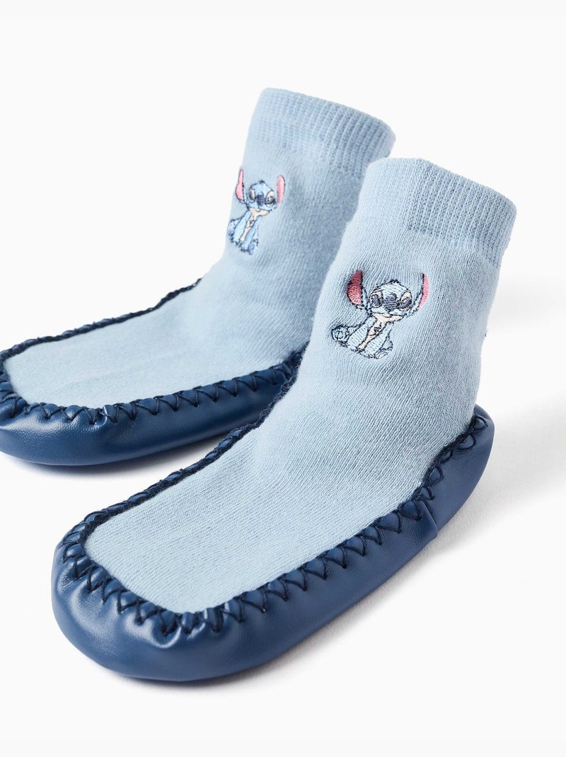 Calzini antiscivolo con suola antiscivolo e Stitch Blu chiaro - Kiabi