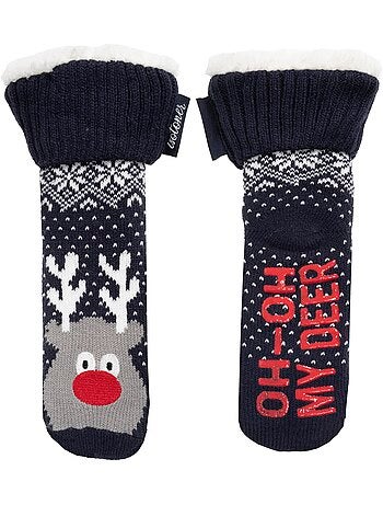 Calzini antiscivolo Maille Noël - Puntini antiscivolo bambino Isotoner