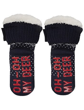 Calzini antiscivolo Maille Noël - Puntini antiscivolo bambino Isotoner
