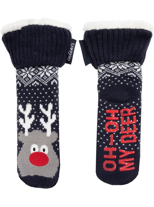 Calzini antiscivolo Maille Noël - Puntini antiscivolo bambino Isotoner - Kiabi