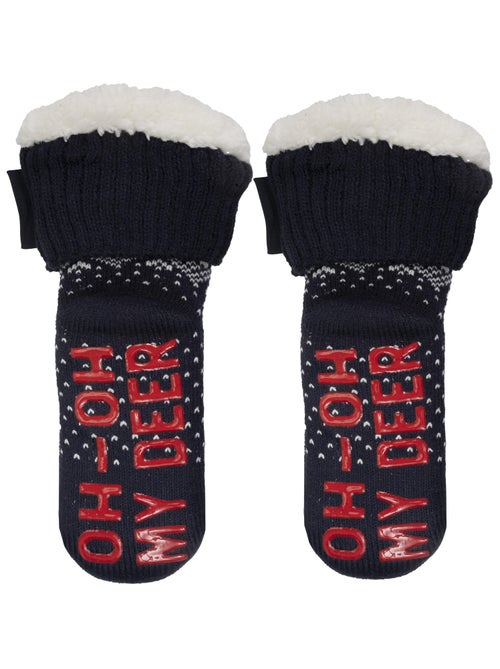 Calzini antiscivolo Maille Noël - Puntini antiscivolo bambino Isotoner - Kiabi