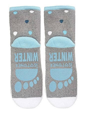 Calzini antiscivolo Pinguino - cotone unisex bambino Isotoner