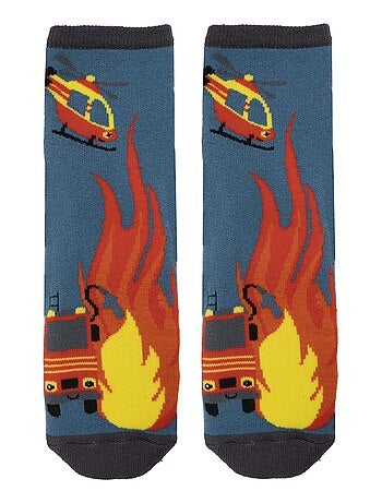 Calzini antiscivolo Pompiere - cotone bambino Isotoner