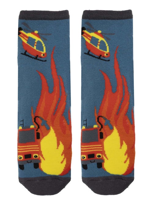 Calzini antiscivolo Pompiere - cotone bambino Isotoner - Kiabi