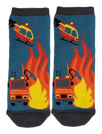 Calzini antiscivolo Pompiere - cotone bambino Isotoner