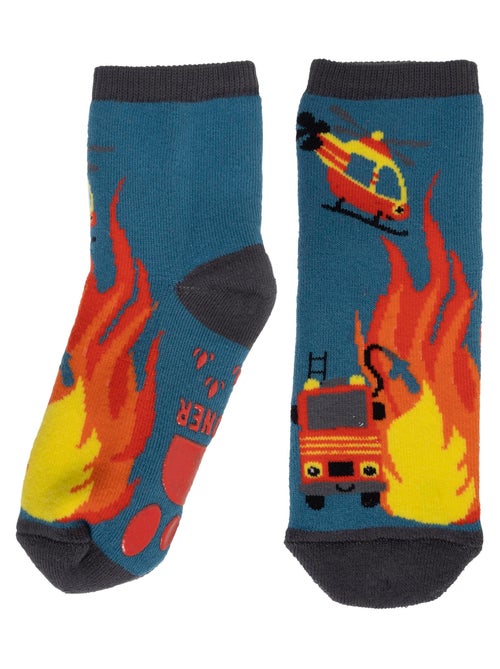 Calzini antiscivolo Pompiere - cotone bambino Isotoner - Kiabi
