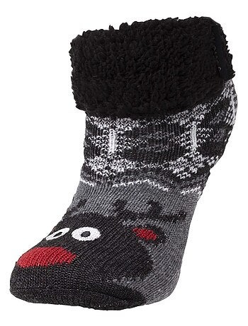 Calzini antiscivolo suole ultraconfortevoli e leggere con borchie antiscivolo bambino Isotoner