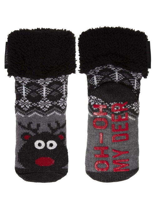 Calzini antiscivolo suole ultraconfortevoli e leggere con borchie bambino Isotoner - Kiabi