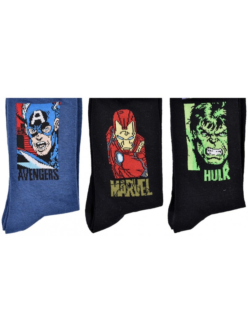 Calzini AVENGERS - Confezione da 3 Multicolore - Kiabi