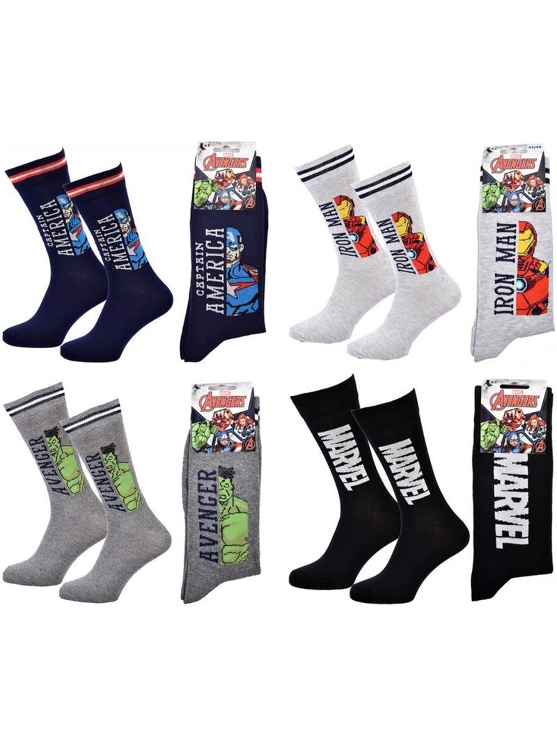 Calzini AVENGERS - Confezione da 4 Multicolore - Kiabi