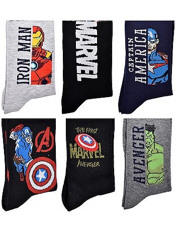 Calzini AVENGERS - Confezione da 6