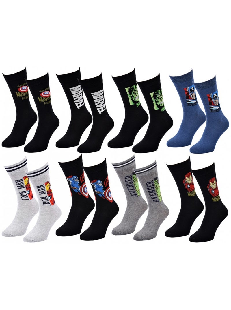 Calzini AVENGERS - Confezione da 8 Multicolore - Kiabi