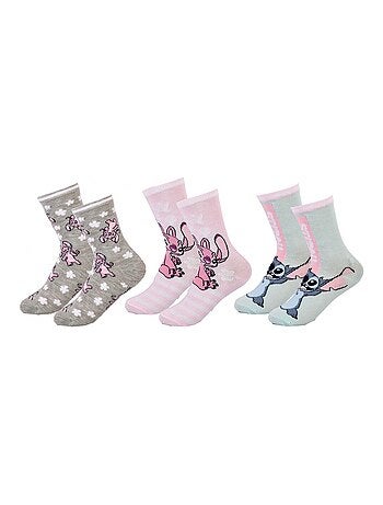 Calzini Bambina DISNEY LILO E STITCH Confezione da 3