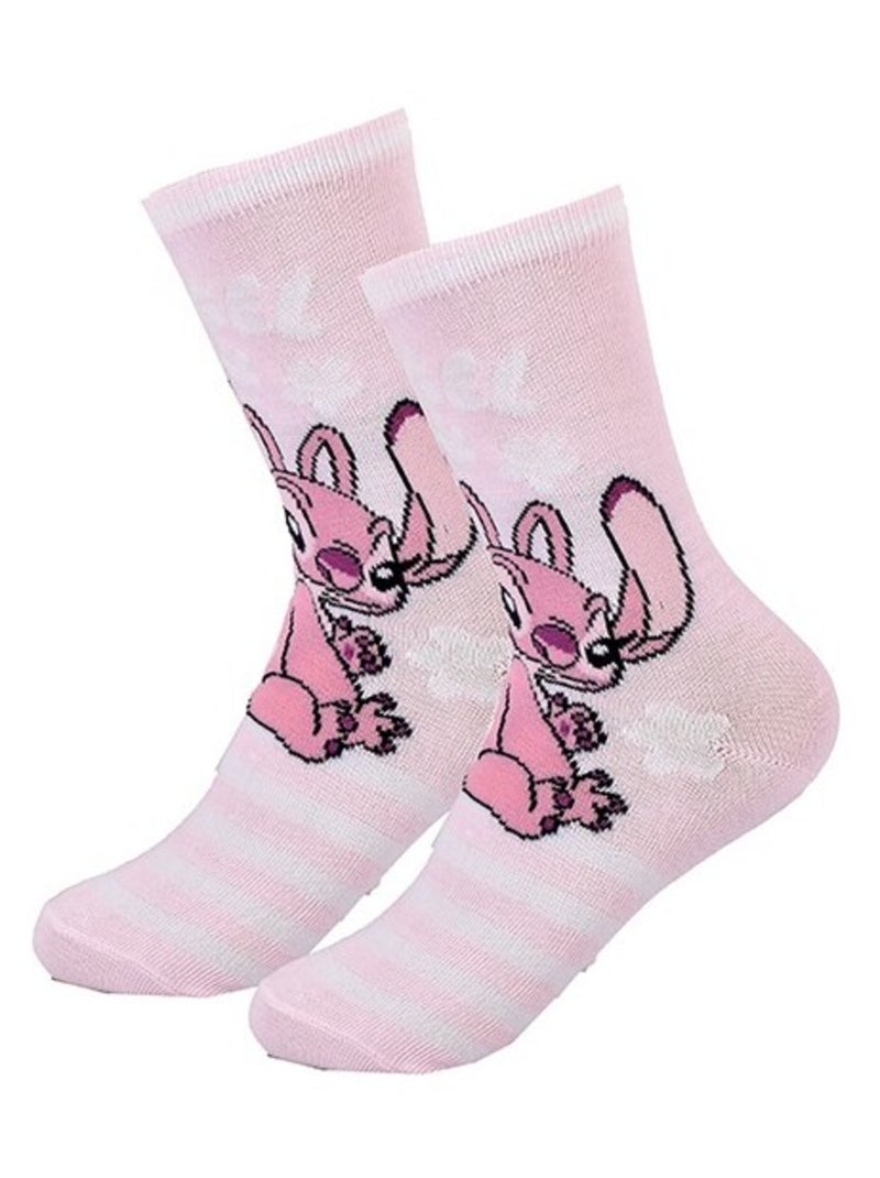 Calzini Bambina DISNEY LILO E STITCH Confezione da 3 Grigio rosa chiaro - Kiabi