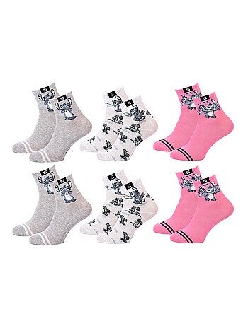 Calzini Bambina DISNEY LILO E STITCH Confezione da 6