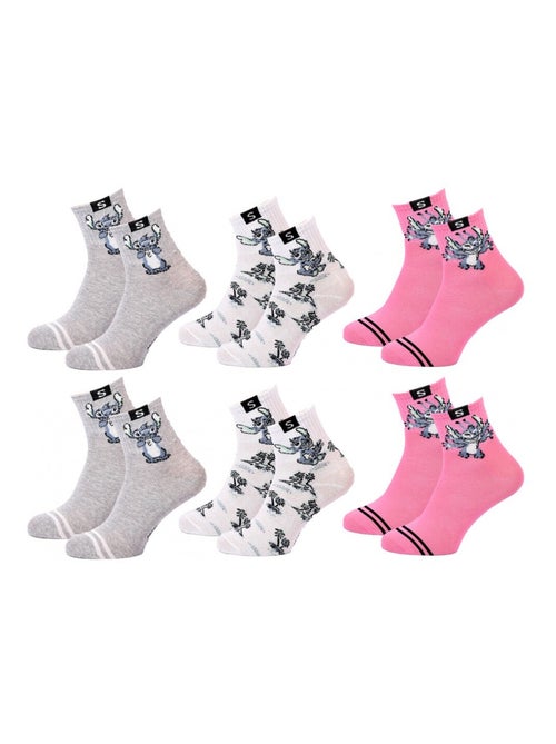 Calzini Bambina DISNEY LILO E STITCH Confezione da 6 - Kiabi