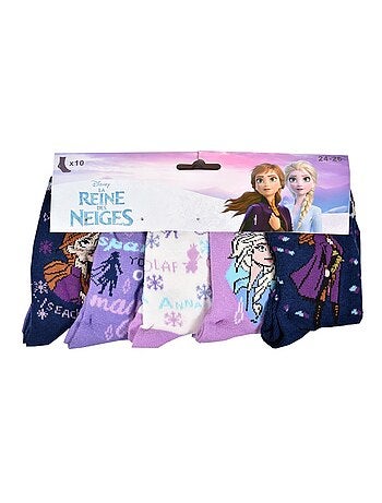 Calzini Bambina LA REINE DES NEIGES - Confezione da 10