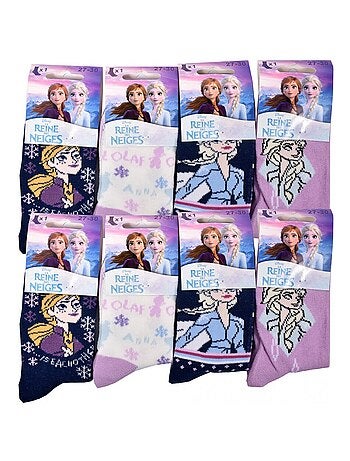Calzini Bambina LA REINE DES NEIGES - Confezione da 8