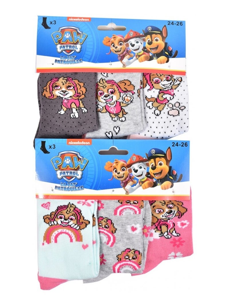 Calzini Bambina Licenza CONFEZIONE DA 12 PAIA PAW PATROL Bianco Multicolore Grigio - Kiabi