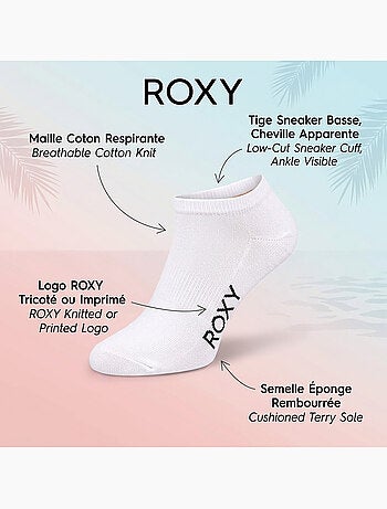 Calzini Bambina Sneaker Confezione 6 ROXY - Cotone Respirante