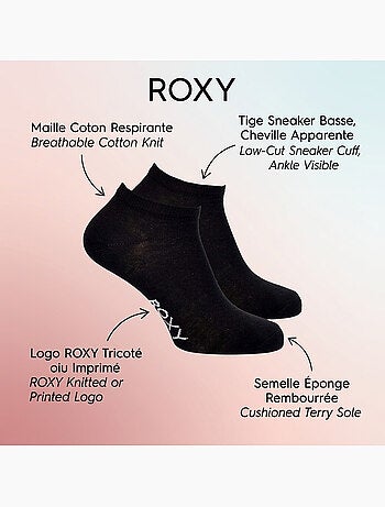 Calzini Bambina Sneaker Confezione 6 ROXY - Cotone Respirante