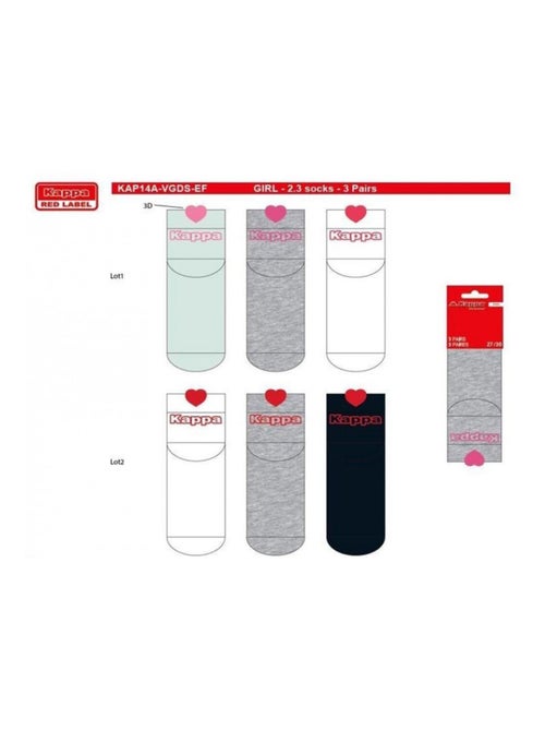 Calzini Bambina VILLE KAPPA - Confezione da 6 - Kiabi