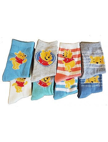 Calzini Bambino Con Licenza WINNIE L'OURSON Fantasia - Confezione da 6