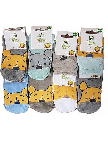 Calzini Bambino Con Licenza WINNIE L'OURSON Fantasia - Confezione da 6