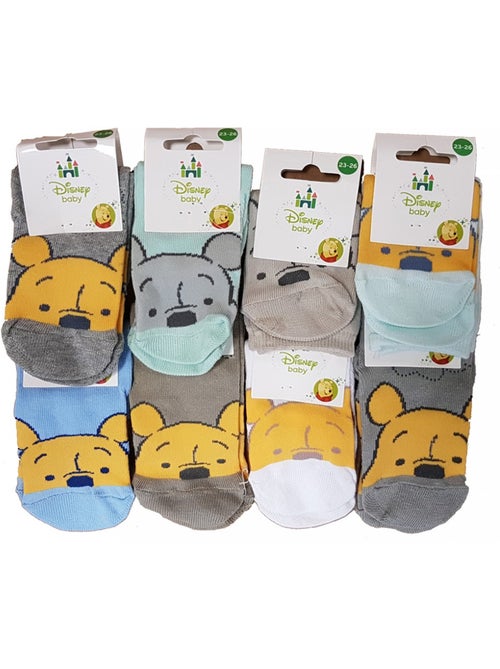 Calzini Bambino Con Licenza WINNIE L'OURSON Fantasia - Confezione da 6 - Kiabi