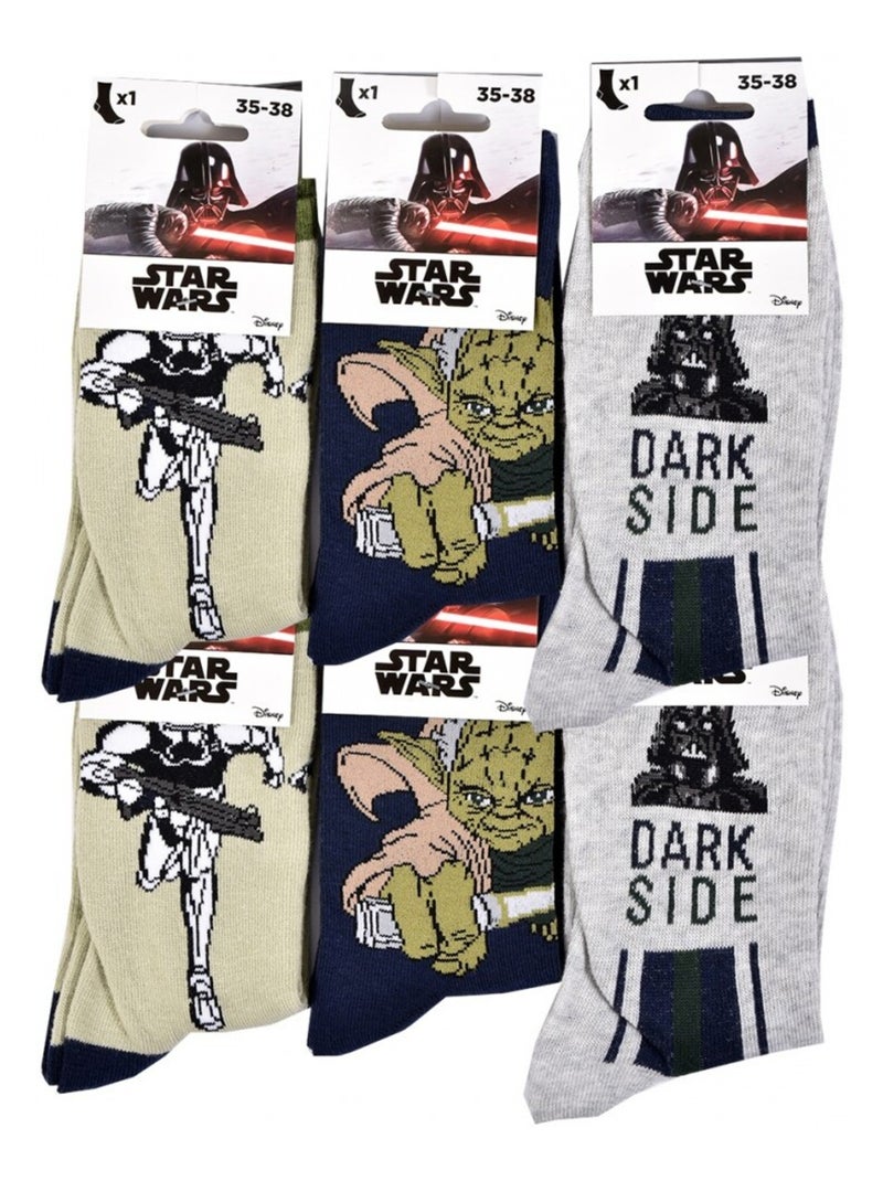 Calzini bambino DISNEY in Cotone - Confezione da 20 Nero Multicolore Grigio - Kiabi