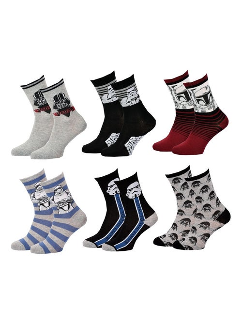 Calzini Bambino DISNEY STAR WARS - Confezione da 6 Paia - Kiabi