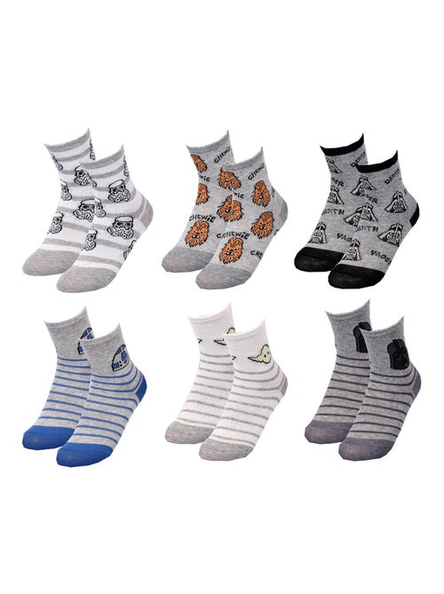 Calzini Bambino DISNEY STAR WARS - Confezione da 6 Paia - Kiabi