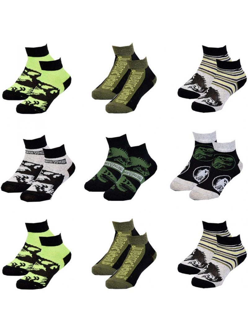 Calzini Bambino JURASSIC WORLD fantasia - Assortimento modelli secondo arrivi - Confezione da 9 Multicolore - Kiabi